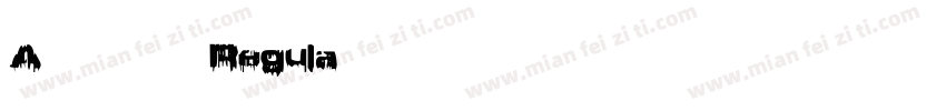 A书法英文 Regula字体转换